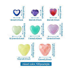 Смешанного стиля акриловые бусины&nbsp;MACR-TA0001-10