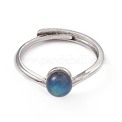 Регулируемые кольца из натурального лабрадорита RJEW-G273-11P-01