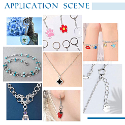 Открытые маленькие прыгающие кольца из нержавеющей стали для изготовления ювелирных изделий диаметром 4/5/6/8/9/10 мм STAS-PH0004-01-M