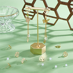 30 шт. фурнитура для сережек-гвоздиков из нержавеющей стали 201 STAS-UN0038-74