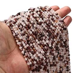 Натуральный гематоидный кварц / нитки из железистого кварца&nbsp;LS-G-RM2025524-A05-4mm