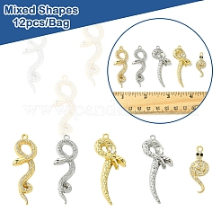 Подвески из сплава с покрытием стойки со стразами FIND-FS0003-68