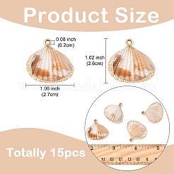 15шт. подвески из акрила с покрытием OACR-YW0002-61