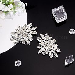 2шт съемное цветочное украшение для обуви AJEW-FG0002-05