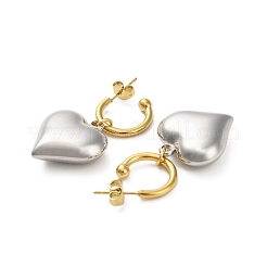 Серьги-подвески из нержавеющей стали марки 304 EJEW-R160-03P