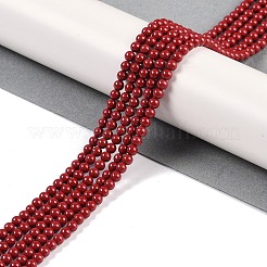 Синтетических нитей бирюзовые бусы&nbsp;G-U004-02R