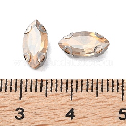 Конский глаз пришить стразами&nbsp;RGLA-L028-08D-03