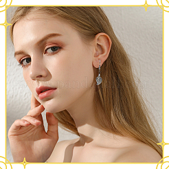 60 шт. 2-х цветные крючки для сережек из нержавеющей стали 304&nbsp;STAS-SC0010-73