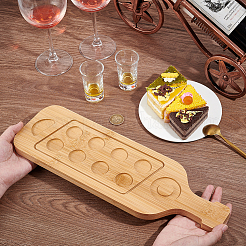 Бамбуковый держатель для бокалов на 8 лоток&nbsp;DIY-WH0430-912A