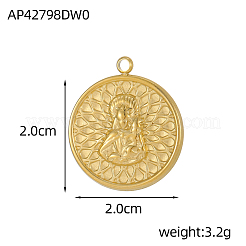 Подвески из нержавеющей стали 304 STAS-OY002-22G