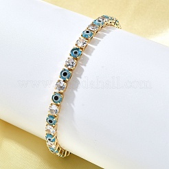 Латунные эмалевые браслеты и подвески BJEW-Z094-02G-01B