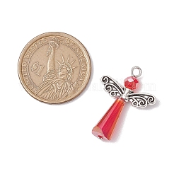 Подвески из стекла и сплава&nbsp;PALLOY-JF03051