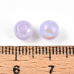 Гальванизированные стеклянные жемчужные бусины&nbsp;EGLA-T021-14A-08