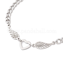 201 браслет из нержавеющей стали&nbsp;BJEW-JB12936