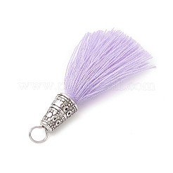 5 шт. 5-х цветные подвески-кисточки из полиэстера (хлопка) ручной работы PALLOY-JF04470