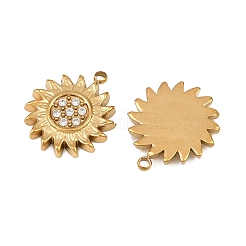 Подвески из нержавеющей стали 304 с микропаве из кубического циркония&nbsp;STAS-A132-03A-G