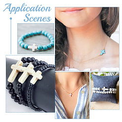 4 нить 2 цвета синтетических бирюзовых бусин нити&nbsp;TURQ-AR0001-36