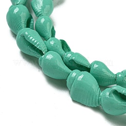 Нити натуральных спиральных бусин из ракушек&nbsp;X1-BSHE-G039-08B