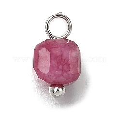 Подвески из натурального цветного турмалина с огранкой в форме куба&nbsp;PALLOY-JF04367-02