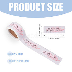 2 рулон самоклеящейся бумажной подарочной бирки youstickers&nbsp;DIY-TA0013-48A