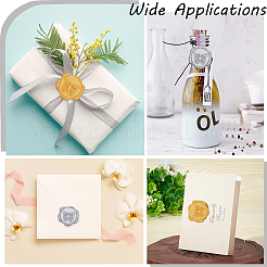 50 шт. 2-х цветные наклейки-клей с восковой печатью в виде бабочек DIY-CP0010-25