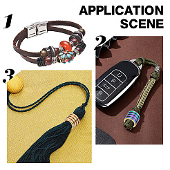 16 шт. 4-х цветные бусины из нержавеющей стали 304 STAS-UN0050-23