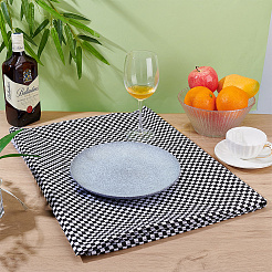 Ткань тартан из поликоттона&nbsp;DIY-WH0504-778