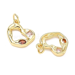 Латунные микро проложить кубического циркония подвески&nbsp;KK-P348-02A-G01