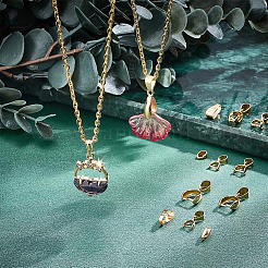 114 шт. 6 латунных защелкивающихся дужки KK-BC0002-96