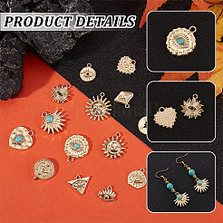 Подвески из цинкового сплава PALLOY-AR0001-32