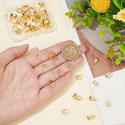 60 шт. 6 стиля латунных защелкивающихся дужек KK-AR0003-44