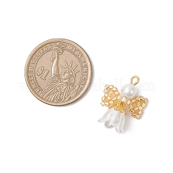 Подвески-ангелы из стеклянных бисеров PALLOY-MZ00995-01