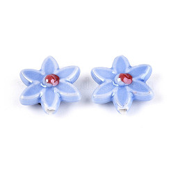 Фарфоровые бусины ручной работы&nbsp;PORC-N008-10C-01