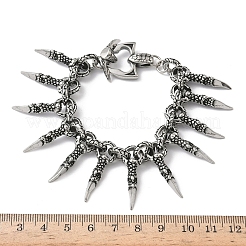 Браслеты с подвесками из нержавеющей стали 304 BJEW-D385-02AS