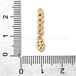 Латунные микро проложить кубического циркония подвески&nbsp;KK-P340-13G-03