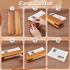 Прямоугольный инструмент для переплета книг TOOL-WH0052-13-C02