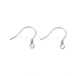 Антикоррозийное родиевое покрытие 925 серьги-крючки из стерлингового серебра STER-N016-32P