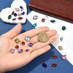 30 шт. 2 стиля подвесок-конусов для стеклянных соединений&nbsp;STAS-YW0011-23