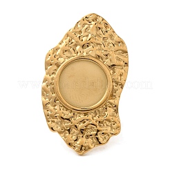 Ионное покрытие (ip) кольца из нержавеющей стали 304&nbsp;RJEW-C109-01G