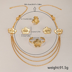 Изысканный браслет-манжета из цинкового сплава с цветком в ближневосточном стиле&nbsp;CV9566