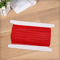 20 м полиэстеровая эластичная лента с цветочным краем&nbsp;OCOR-GF0005-53C