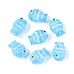 Нити из прозрачного стекла и эмали&nbsp;GLAA-T034-01E