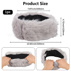 1шт. Теплые повязки на голову из пряжи из искусственного меха&nbsp;COHT-CY0001-01A