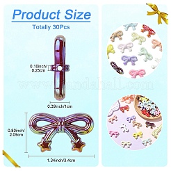 30шт УФ-покрытие непрозрачные акриловые бусины&nbsp;PACR-YW0001-49