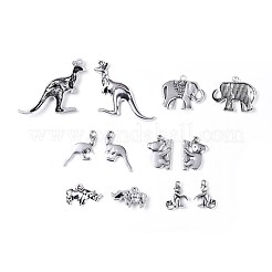 Металлические подвески в виде наземных животных&nbsp;TIBEP-X0185-90AS-LF