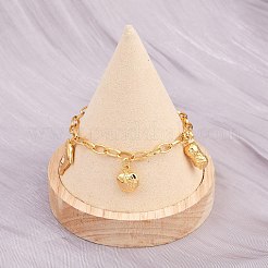 Браслеты с подвесками из нержавеющей стали 304&nbsp;BJEW-D359-01G