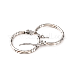 Некорневая нержавеющая сталь 304 серьги-кольца для женщин&nbsp;EJEW-F339-02P-01