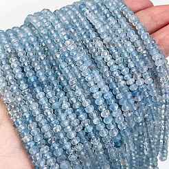 Природные Аквамарин бисер нитей G-L587-B02-02