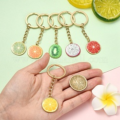 Брелки из сплава эмали&nbsp;KEYC-YW00233-01