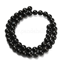 Бусины из натурального глаукофана G-L642-B03-8mm